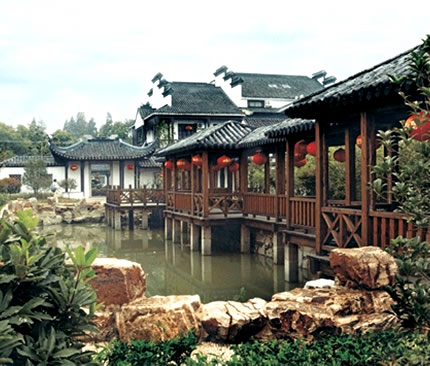 阳山桃缘山庄——中式古典庭院风格